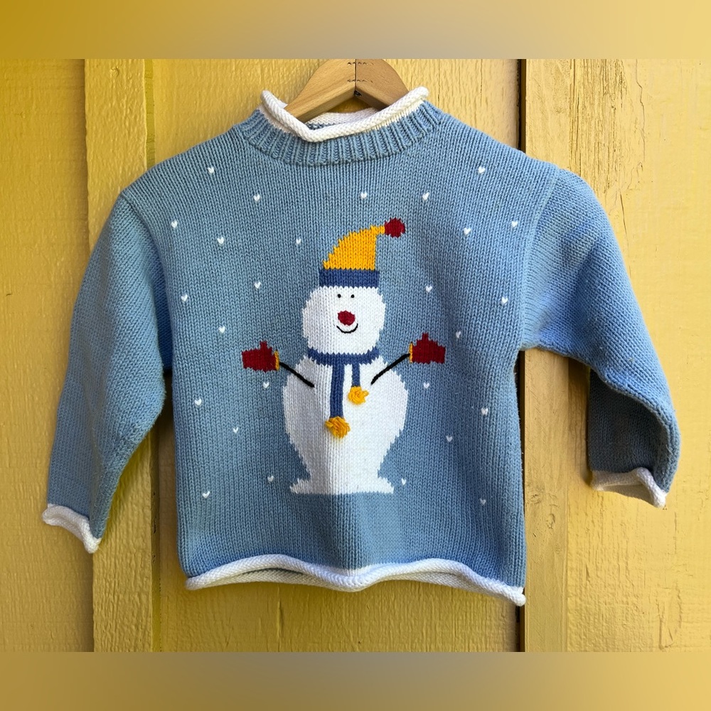 Vintage Snowman Sweater